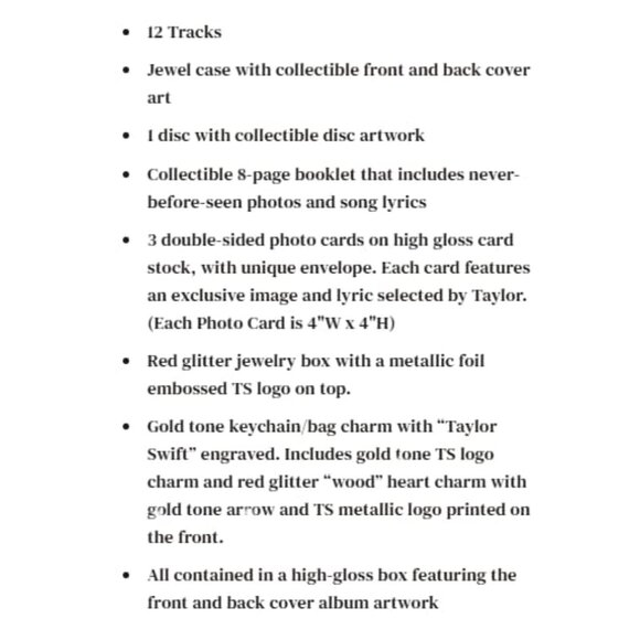 Taylor Swift The Life of a Showgirl It's Frightening Edition Deluxe CD Sealed - Picture 4 of 4